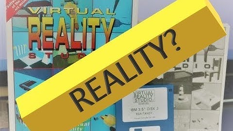 Virtual Reality Studio DOS 3D Engine Review, (1991), DOMARK