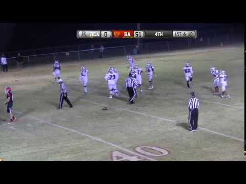 Rossville Christian at Benton Academy Varsity Football