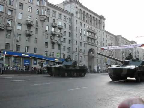 Парад Победы репетиция - Victory Day parade rehearsal 2009