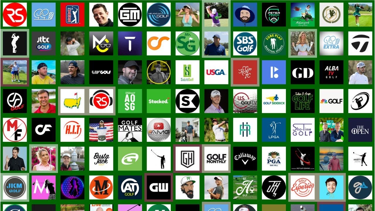 A List 1,500+ YouTube Golf Channels In Subscriber Count Order