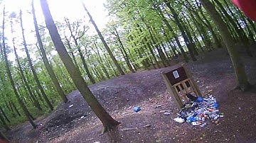 Floss 2 racing drone first flight in the woods