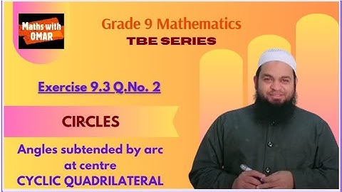 Grade 9 - Circles - Ex 9.3 - Q 2