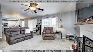Priced at $325,000 - 7550 Wildcat Run Lane, Indianapolis, IN 46239