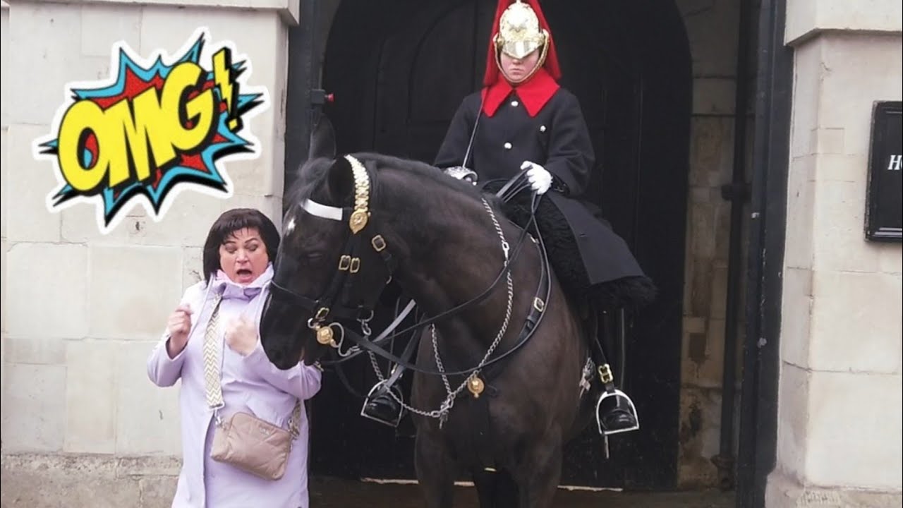 Horse Bites Her Arm, "BEWARE" YouTube