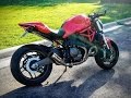 Ducati Monster 821 Mods - Ducabike Rearsets, Rizoma Drag Bar, CRG Levers & more