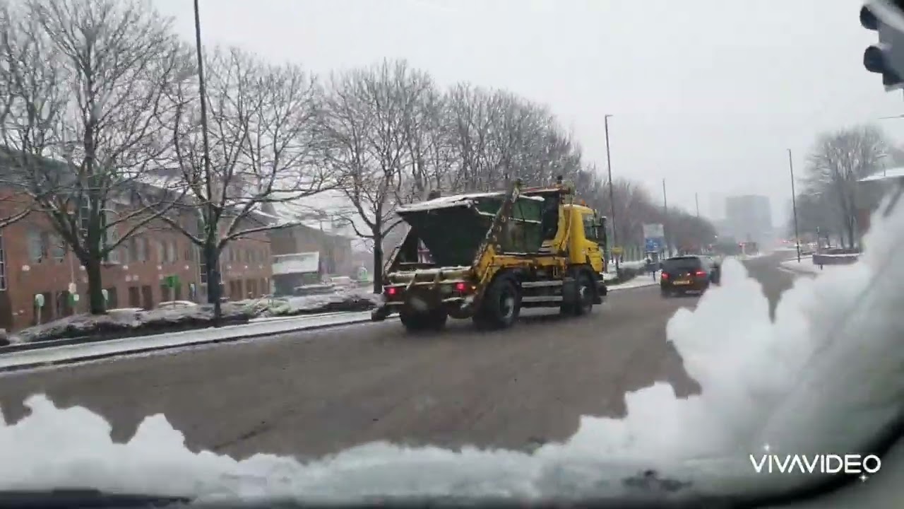 Driving in Leeds after a severe snow storm ❄️