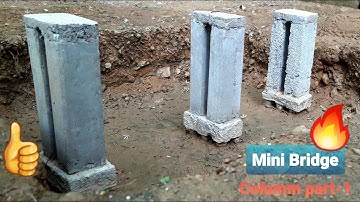 MINI Bridge Concrete Model part 1|mini project|