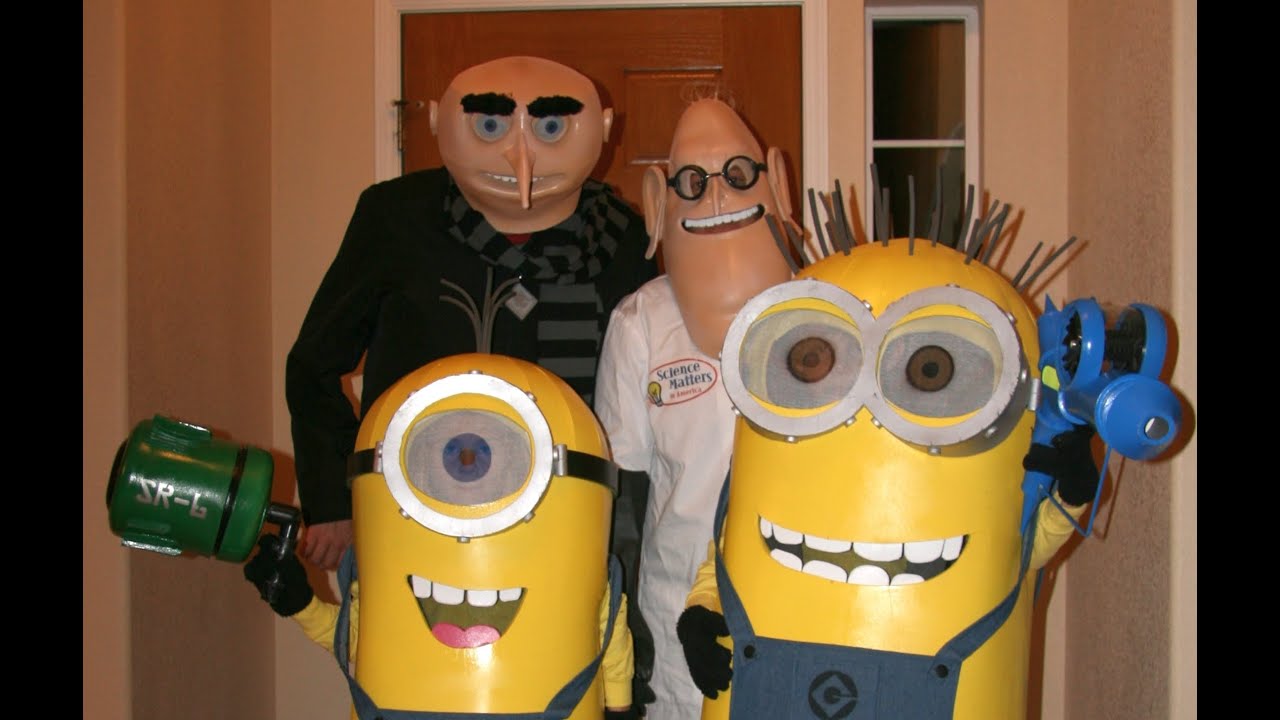 Over The Top Despicable Me Family Costumes Entirely Homemade