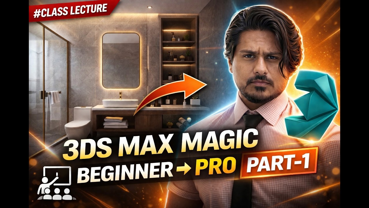 3ds Max Tutorial for Beginners | Full Workflow Step by Step (Easy ...