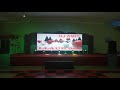 Led wall setup with sharpy lights to dj amit phillaur