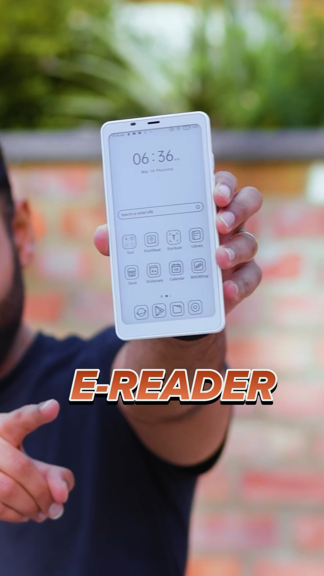 You’ve never seen an e-reader like this.