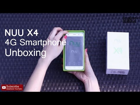 NUU X4 4G Smartphone Unboxing - Gearbest.com