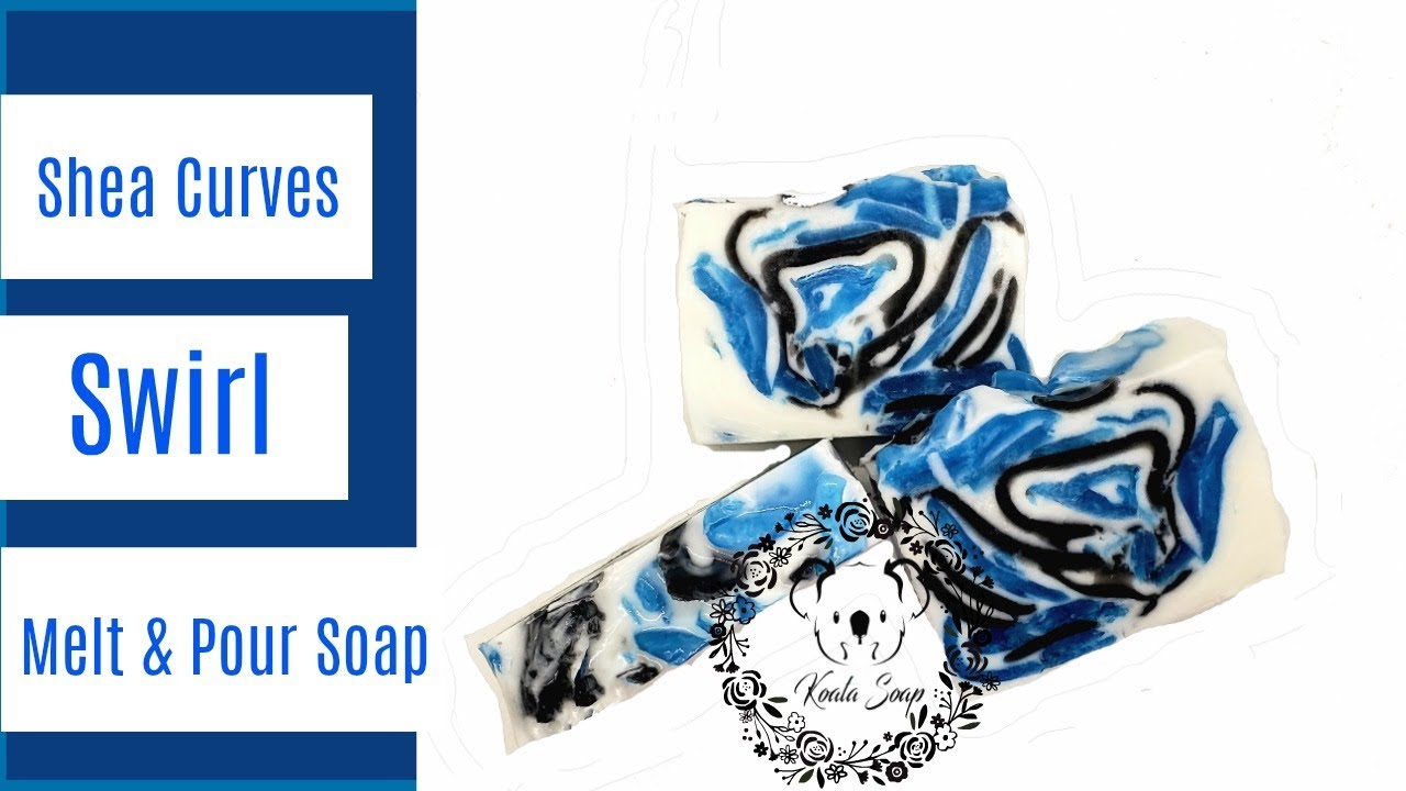Melt and Pour Soap Activated Charcoal Swirl Tutorial Using Melt and