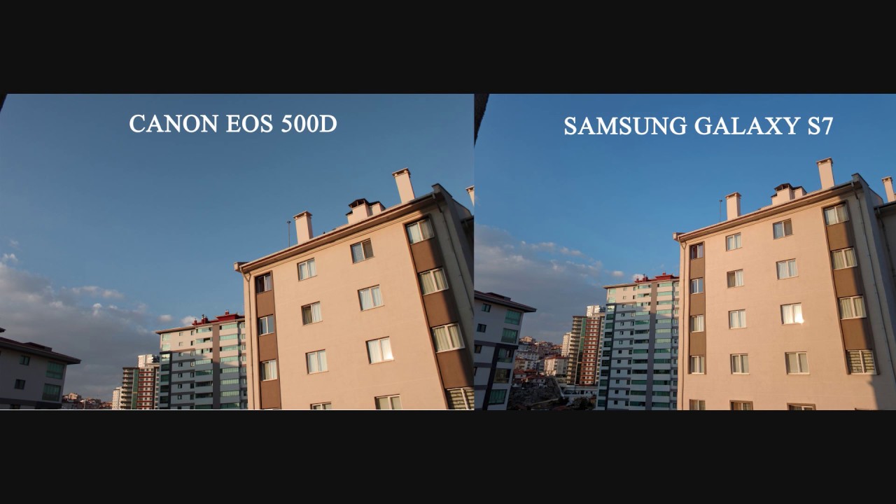 Canon EOS 500D vs Samsung Galaxy S7 Camera Comparison [Phone vs DSLR]