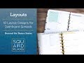 10 Layout Designs for Dashboard Spreads :: Beyond the Basics :: Happy Planner Dashboard