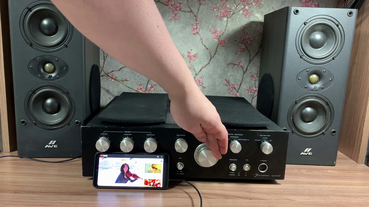 Тест усилителя Амфитон А1-01-2 - YouTube