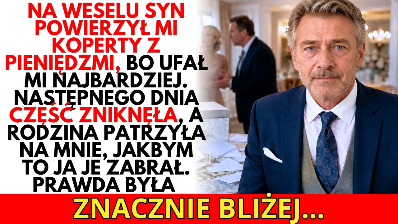 Stałem na weselu mojego syna, szczęśliwy, że w końcu układa sobie życie. Następnego dnia odebrałem telefon. „Tato, możesz przyjechać?” – usłyszałem zimny głos. W mieszkaniu czekała na mnie otwarta...