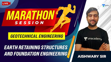 Earth Retaining Structures and Foundation Engineering | Marathon Session | Geotechnical Engineering