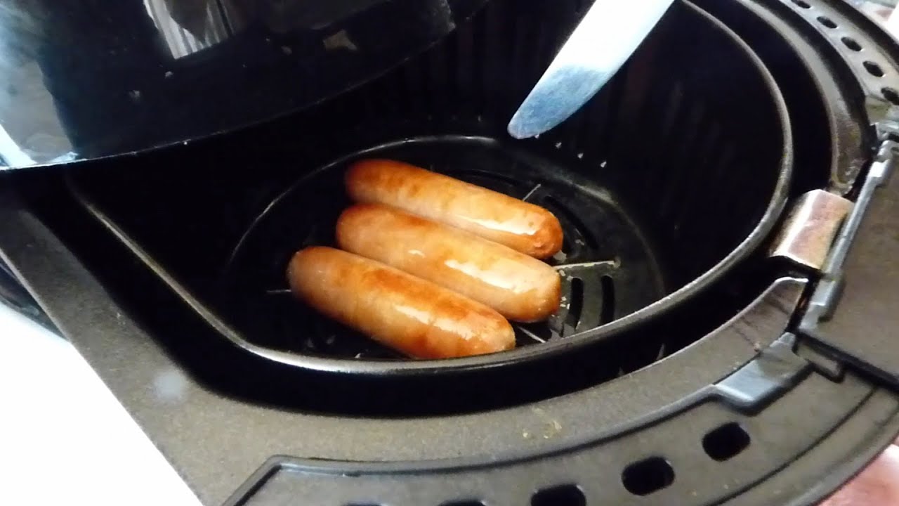 Cooking sausages in the Air Fryer. - YouTube