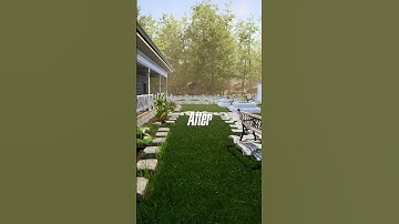 #shorts Garden Simulator - Before and After