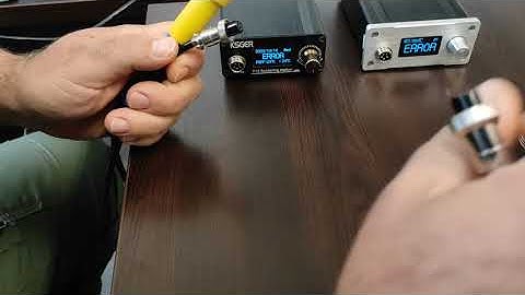 KSGER T12 SOLDERING STATION IRONING ERROR