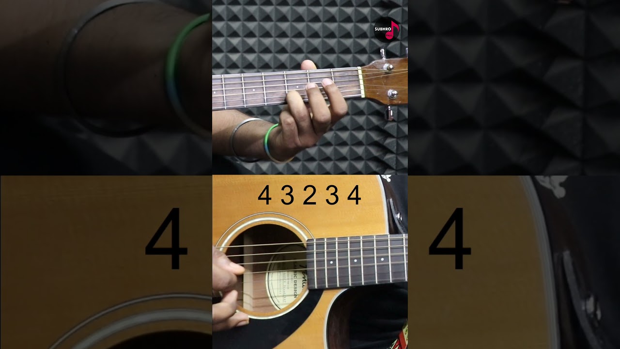 Pani Da Rang Guitar Lesson | Intro | Easy Way | Subhro Paul 