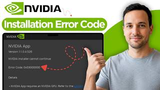 Fix - NVIDIA Installation Error Code 0xE60000 (2026 Step by Step Tutorial)