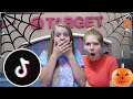 Halloween TikTok Shopping Challenge  || Taylor and Vanessa