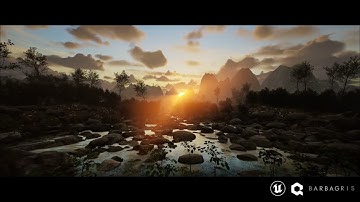 UE5 - Forest - Test render - Quixel Megascans Trees