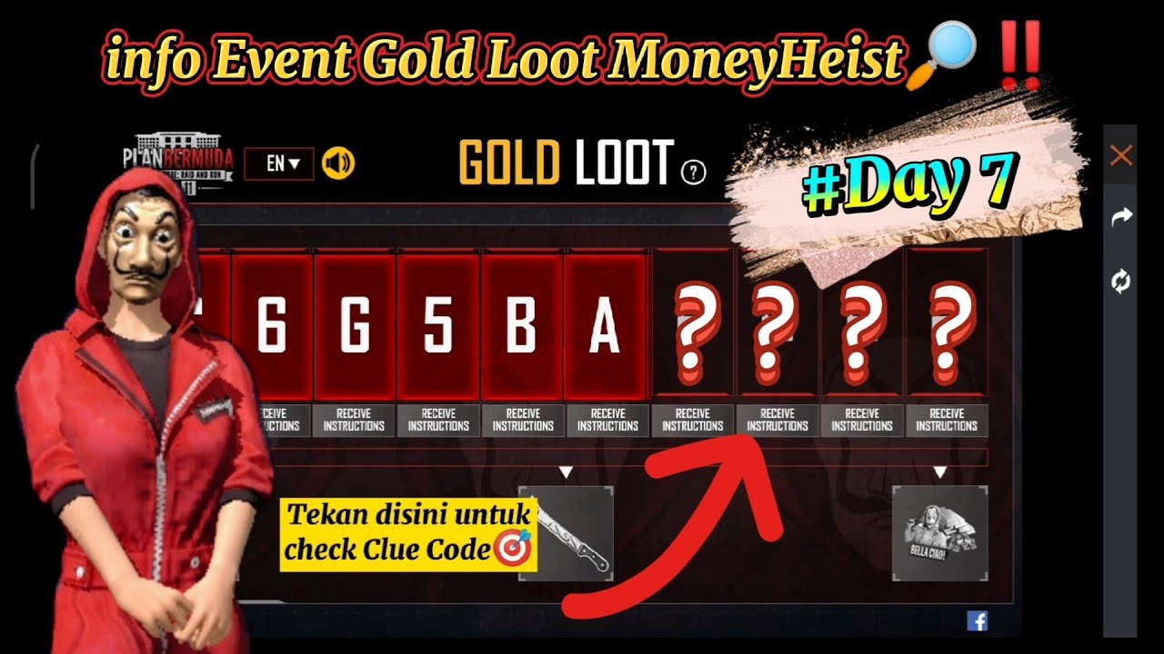 info Code Event Gold Loot 