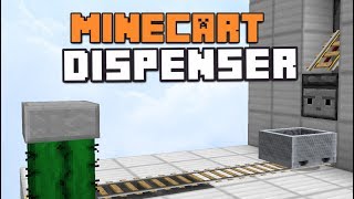 Minecraft: SMART MINECART DISPENSER! [Redstone Tutorial]