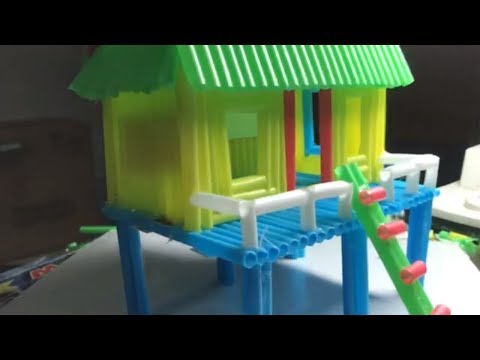 Video Hướng Dẫn Làm Nhà Rông Bằng ống Hút - youtube