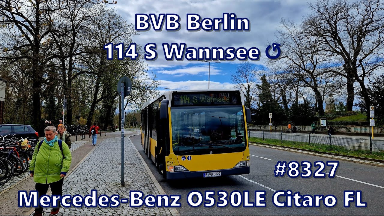 BVB Berlin - Linie 114, Mercedes-Benz O530LE Citaro FL #8327