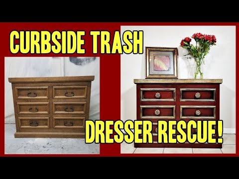 Painting Furniture Left on the Curb Another DIY Furniture Makeover thumbnail