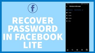 How To Recover Password In Facebook Lite If Forgot? Reset Password On  Fb Lite App 2022 (EASY GUIDE) screenshot 3