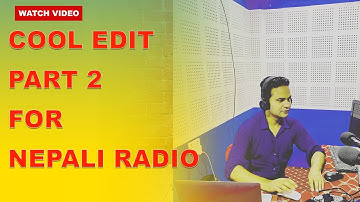 Cool Edit Pro Audio Editing software | Nepali