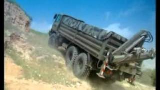 אתר השטח 4X4 סרט משאית TATRA  ATC בפעולה