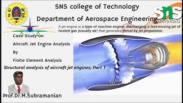 Structural Analysis of Aircraft Jet Engines: A Case Study using Finite Element Analysis 🛩️✈️  Part 1