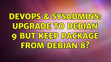 DevOps & SysAdmins: Upgrade to debian 9 but keep package from debian 8?