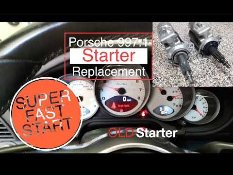 Porsche 911/ 997 turbo DIY Starter Replacement