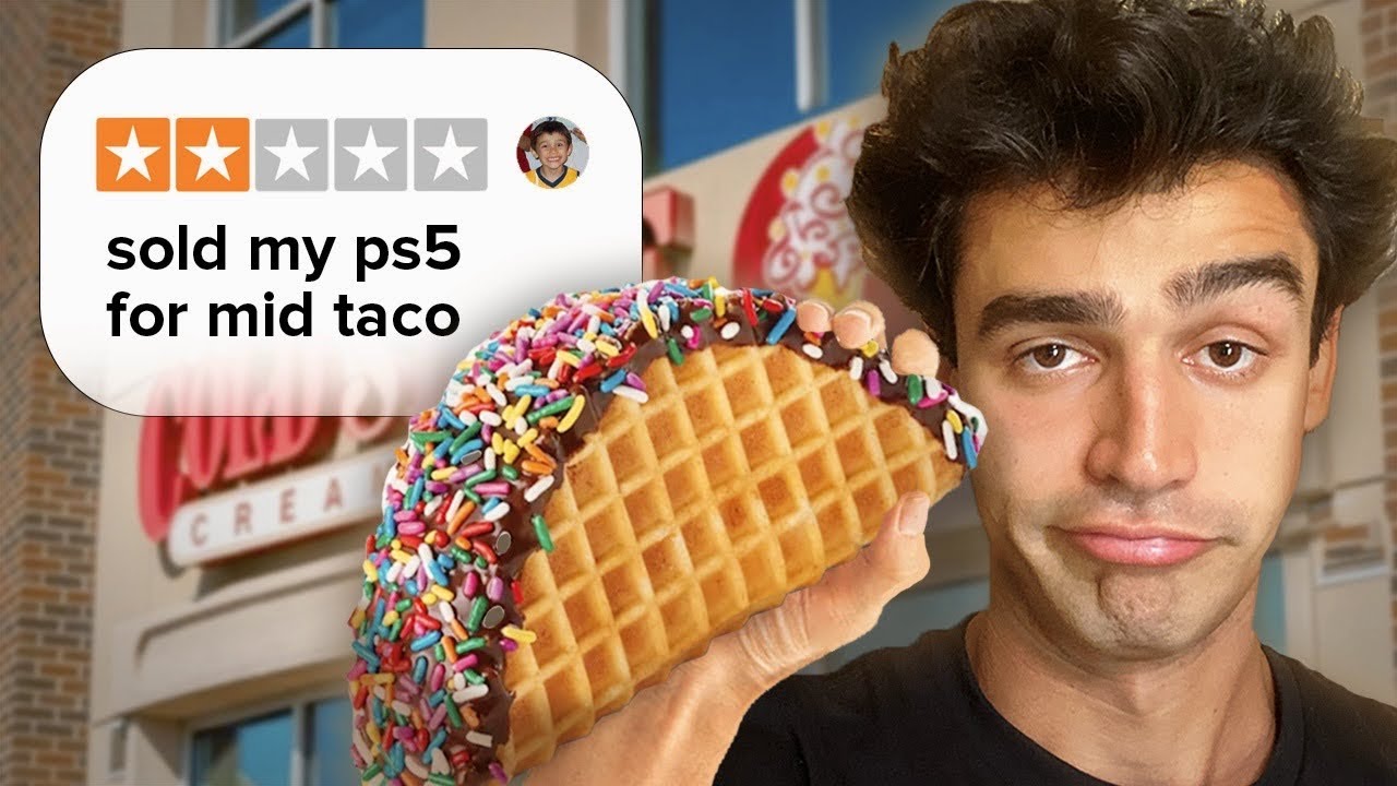 TACO ICECREAM FOOD REVIEW 💕💕