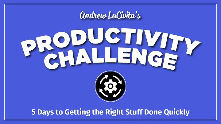 Productivity Challenge Recap Show  Live with Andrew LaCivita