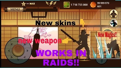 Shadow fight 2 New hack !! (New Enemy Weapons for Raids🔥+direct download link)