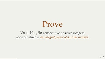 For any positive integer n, there exist n consecutive integers none of which is a prime power
