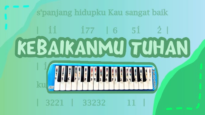 Not Pianika Tuhan Yesus Baik KUAT, HEBAT, BESAR: PIANIKA ❲MELODICA❳ TUTORIAL | LAGU ROHANI - YouTube
