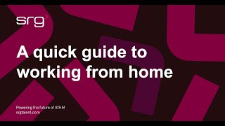 Home working - a quick guide