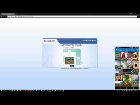 Check Point Mobile Access Software Blade demonstration of CryptoPhoto anti-phishing, and anti-MitM