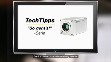 ThermoView TV40: So stellen Sie eine Verbindung mit der Kamera her