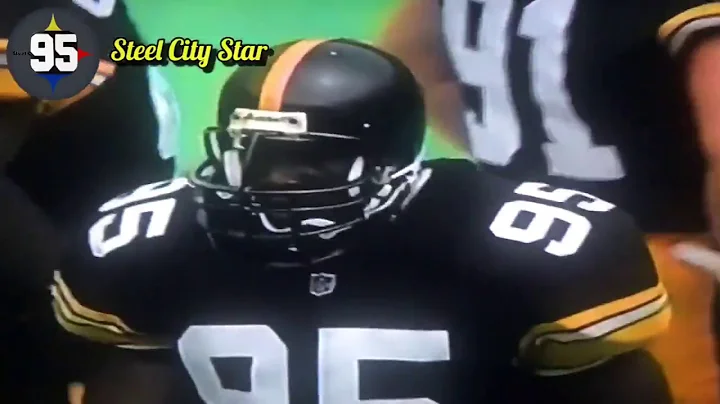 Steel City Star   95 STEELERS   Greg Lloyd KOs Bre...
