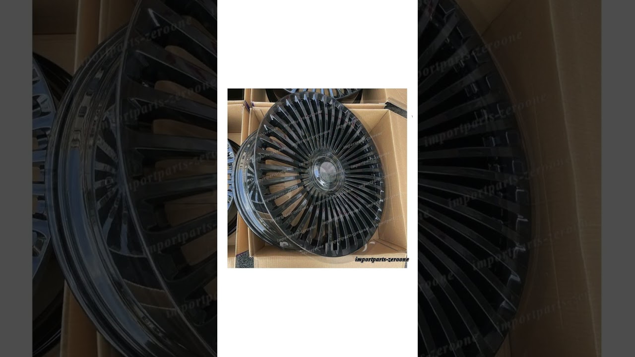 22インチ グロスブラック マルチスポーク スタイル 鍛造 ホイール ベントレー ベンテイガ